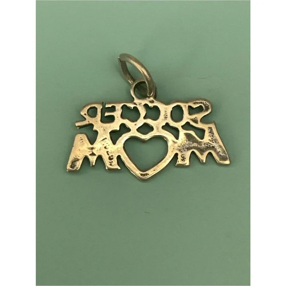 .925 Soccer Mom Sterling Silver Jewelry Charm